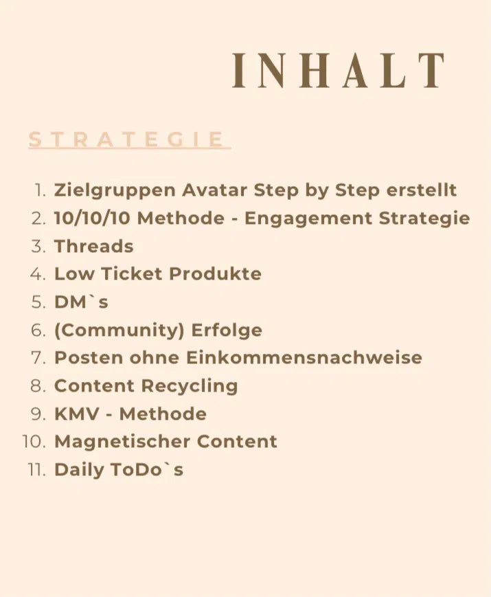 DIE INSTAGRAM STARTER STRATEGIE | MRR