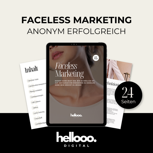 FACELESS MARKETING GUIDE | PLR & MRR