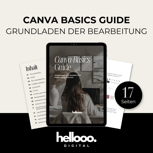 CANVA BASICS GUIDE - SCHNELLKURS  | PLR & MRR