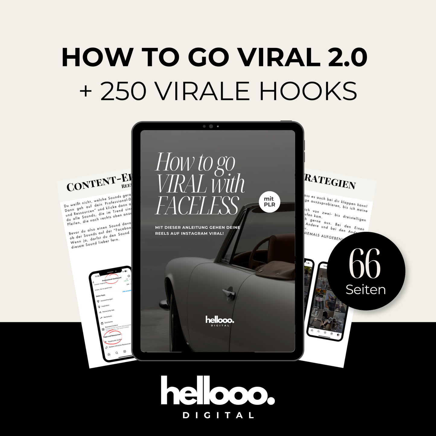 How to go viral 2.0 + 250 Virale Hooks | PLR & MRR